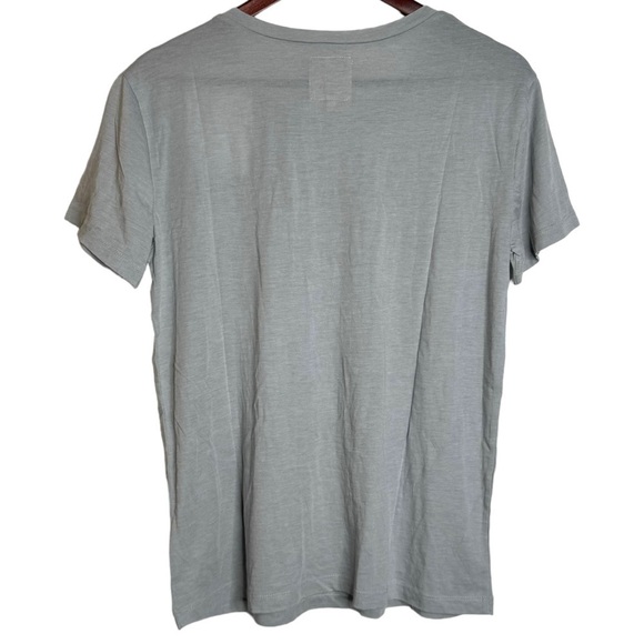 Chaser Heather Light Gray Short Sleeve Crew Neck T-shirt Sample Tag Medium M - Picture 2 of 15